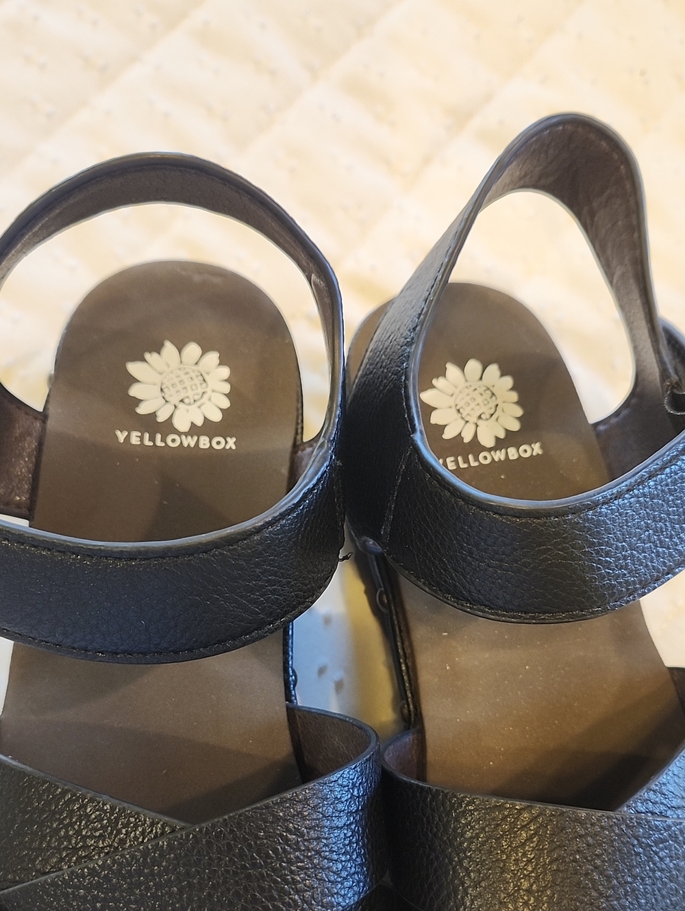 YellowBox Women’s Black Rethel Platform Clog W/ Slingback Sandals Sz 7.5 - Picture 3 of 11
